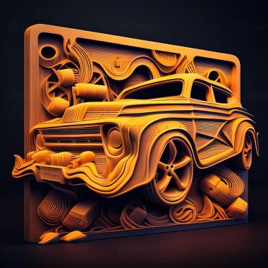 3D модель Midnight Outlaw Illegal Street Drag Nitro Edition gameR (STL)